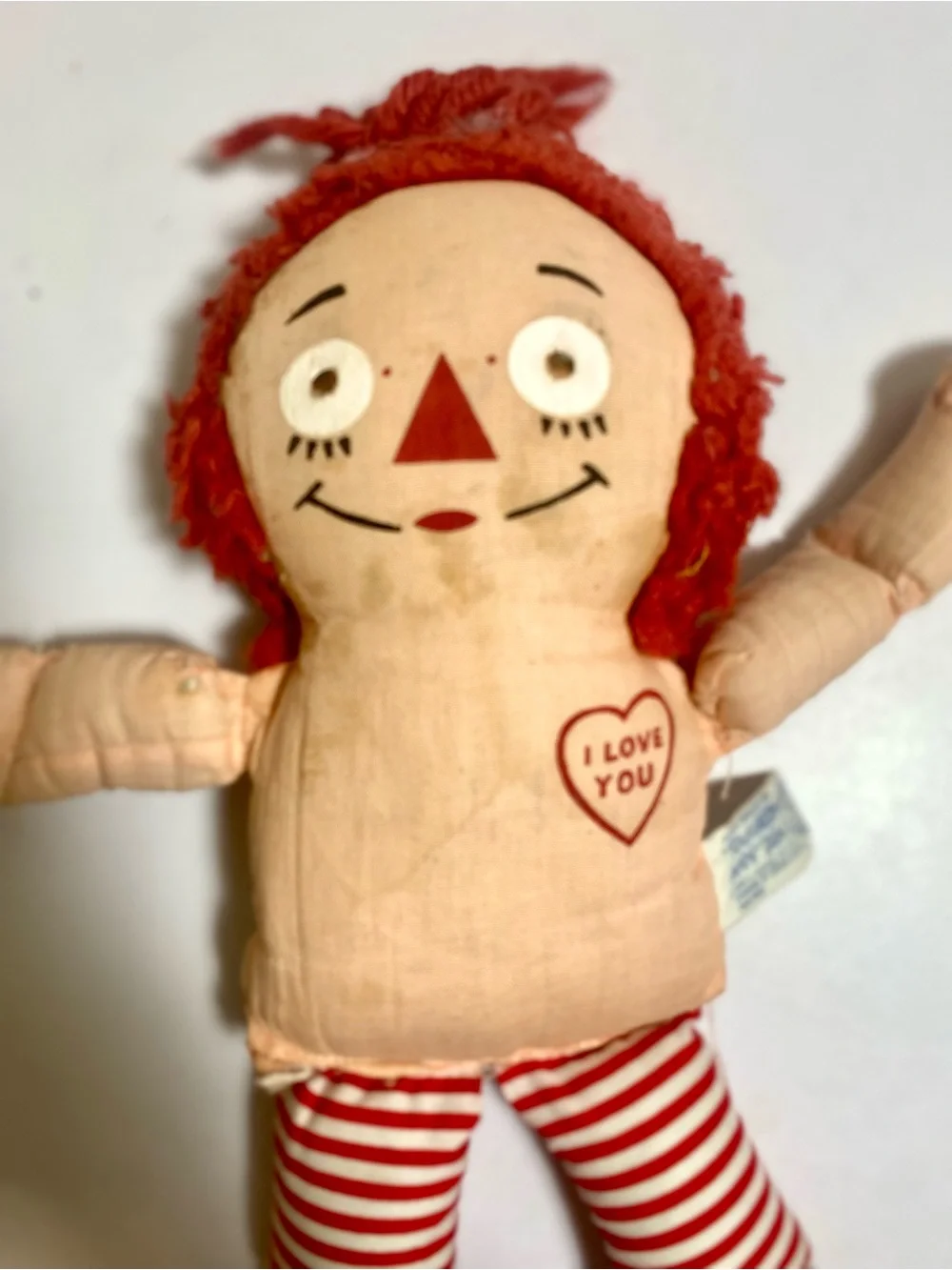 Vintage Knickerbocker Raggedy Ann Doll 16” Original Tags
